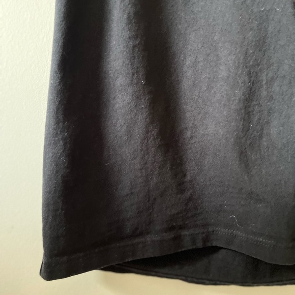 Les Tien Heavyweight Mock Neck Tee in Black - Picture 10 of 14